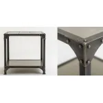 Кофейный стол Industrial Steampunk Nickel Side Table от ImperiumLoft
