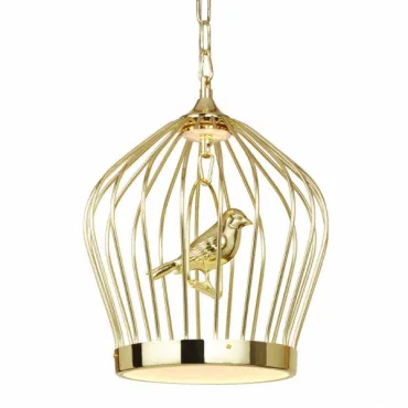 Подвесная люстра Birdcage Chandelier Gold