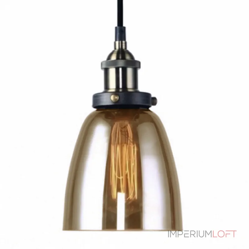 Подвесной светильник Smoke Glass Cloche Pendant от ImperiumLoft Подвесной светильник Smoke Glass Cloche Pendant от ImperiumLoft