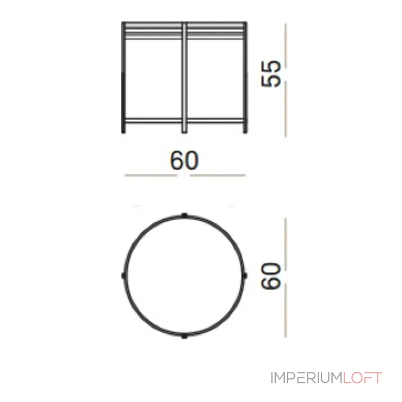 Столик Ula Small table ULA004 от ImperiumLoft