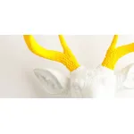 Голова оленя - Белая с желтыми рогами от ImperiumLoft