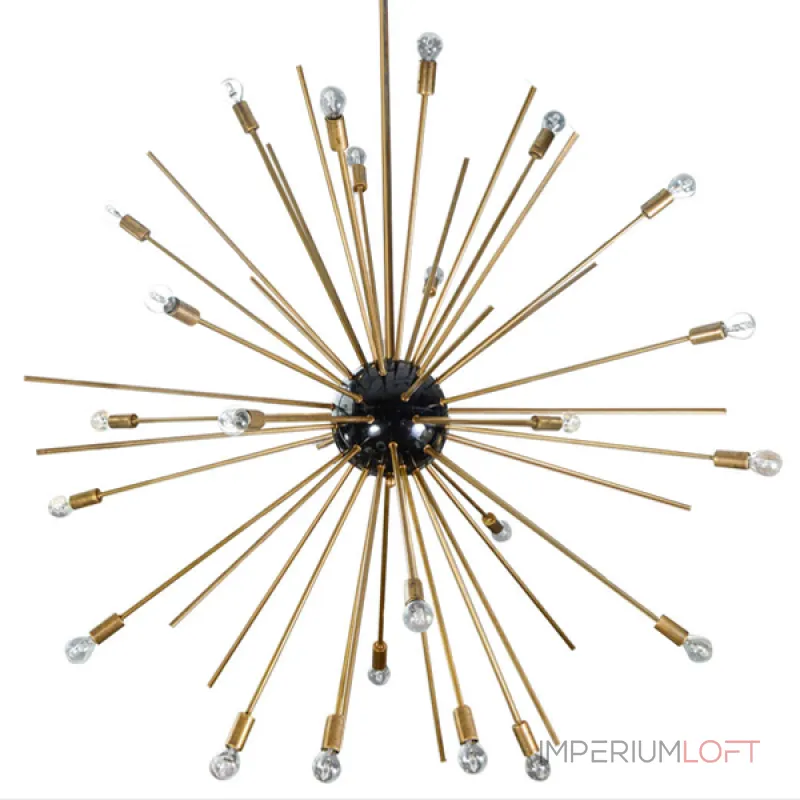 Huge Sputnik Chandelier Gold and Black от ImperiumLoft Huge Sputnik Chandelier Gold and Black от ImperiumLoft