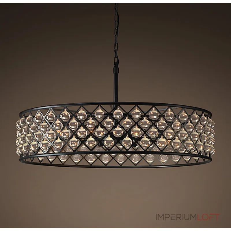 Подвесная люстра RH Spencer Hoop Chandelier 80 Подвесная люстра RH Spencer Hoop Chandelier 80