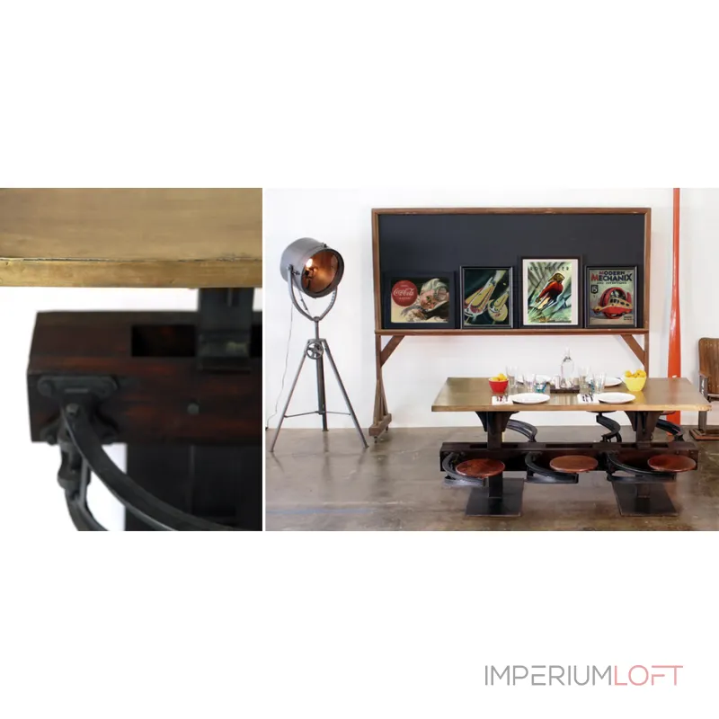 Обеденный стол Perrin Communal Table Loft от ImperiumLoft
