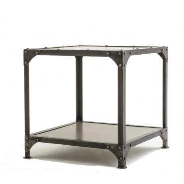 Кофейный стол Industrial Steampunk Nickel Side Table