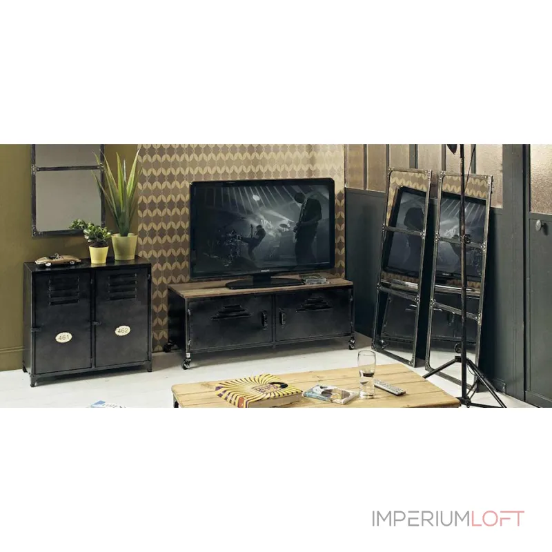 Буфет Industrial Rust Metal Wyne Chest от ImperiumLoft