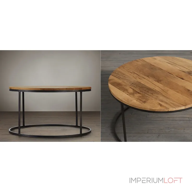 Стол Loft Wooden Round от ImperiumLoft