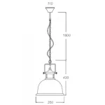 Люстра Old Copper Pendant Big от ImperiumLoft