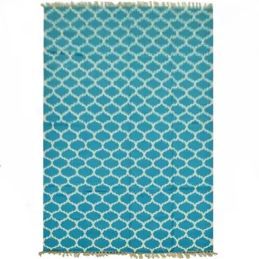 Ковер Ornament Cotton Blue 100% хлопок