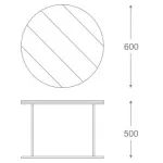 Стол Loft Wooden Round от ImperiumLoft