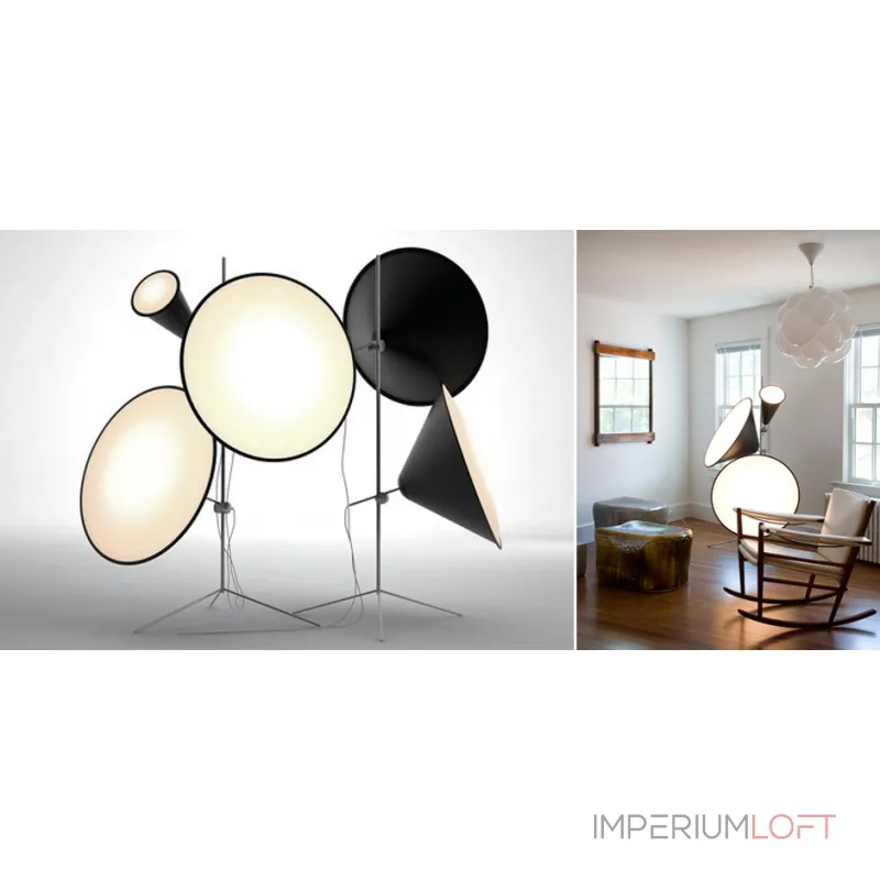 Торшер Tom Dixon Cone Black от ImperiumLoft Торшер Tom Dixon Cone Black от ImperiumLoft