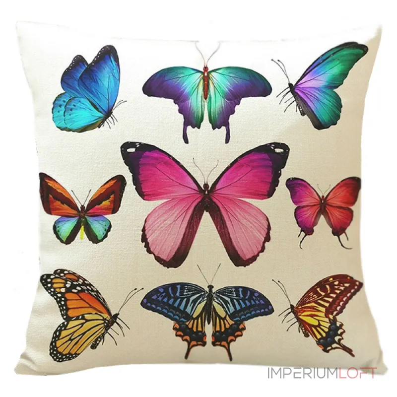Декоративная подушка Butterfly #2 от ImperiumLoft Декоративная подушка Butterfly #2 от ImperiumLoft