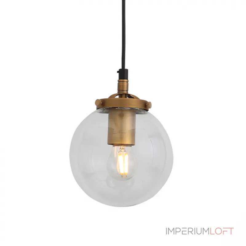 Подвесной светильник Bistro Globe Clear Glass Pendant от ImperiumLoft Подвесной светильник Bistro Globe Clear Glass Pendant от ImperiumLoft