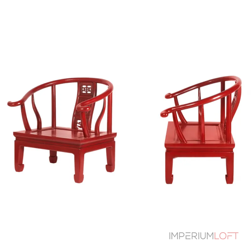 Кресло для медитации Chinese Armchair Red от ImperiumLoft