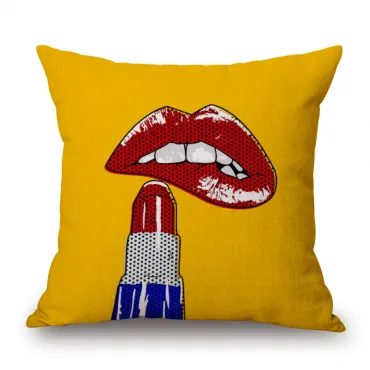 Декоративная подушка Lips Alone Декоративная подушка Lips Alone