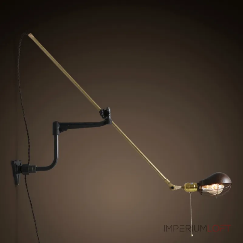 Настенный светильник Steampunk Extension Pole Bra от ImperiumLoft Настенный светильник Steampunk Extension Pole Bra от ImperiumLoft