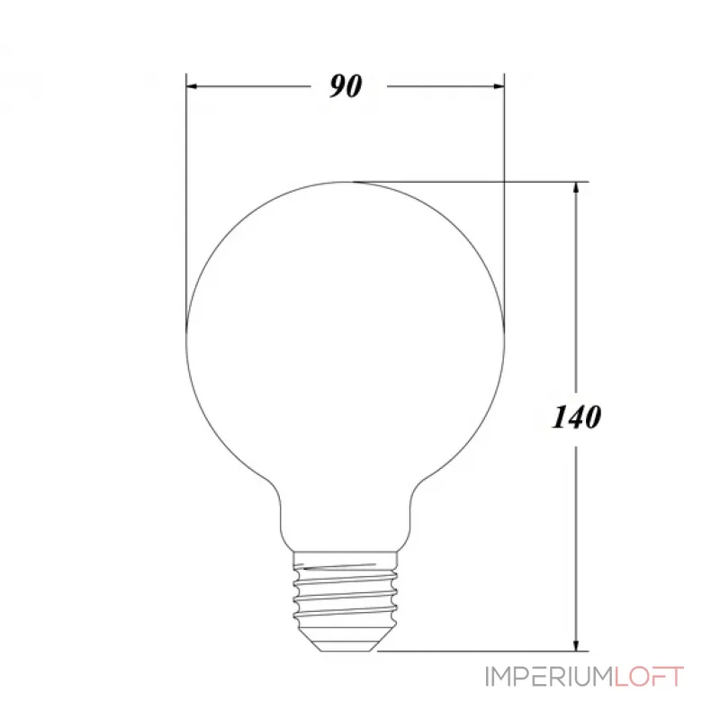 Лампочка Loft Edison Retro Bulb №5 от ImperiumLoft