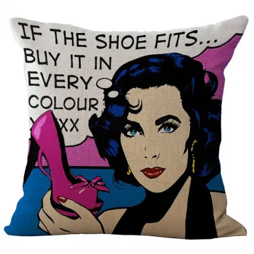 Декоративная подушка Lips and Face #4 Декоративная подушка Lips and Face #4