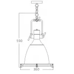 Светильник Copper Industrial Pendant Light Postapokalipsis от ImperiumLoft