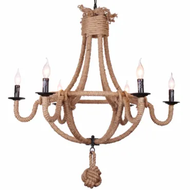 Подвесная люстра Loft Rope Chandelier Alegro 6 Подвесная люстра Loft Rope Chandelier Alegro 6