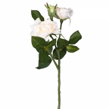 Декоративный искусственный цветок Cream Rose Bush Декоративный искусственный цветок Cream Rose Bush