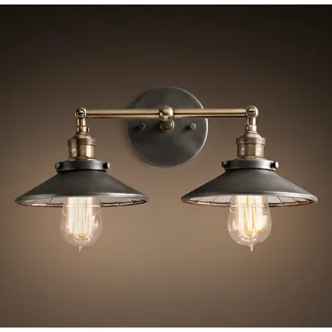 Бра Loft Cone 20th c.Factory filament Pendant Reflector Double Бра Loft Cone 20th c.Factory filament Pendant Reflector Double