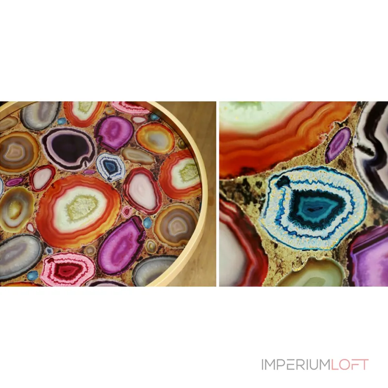 Журнальный стол Purple agate от ImperiumLoft