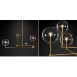 Подвесной светильник Globe Mobile 3 brass от ImperiumLoft