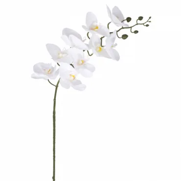 Декоративный искусственный цветок White Orchid Декоративный искусственный цветок White Orchid
