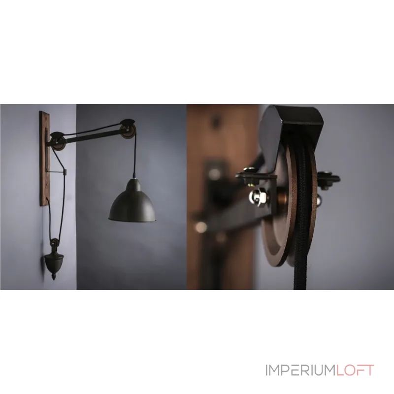 Настенный светильник Steampank Rust Iron Wall Lamp от ImperiumLoft Настенный светильник Steampank Rust Iron Wall Lamp от ImperiumLoft