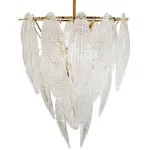 Люстра на штанге Textured glass Chandelier