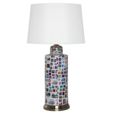 Настольная лампа Print Postage Stamps