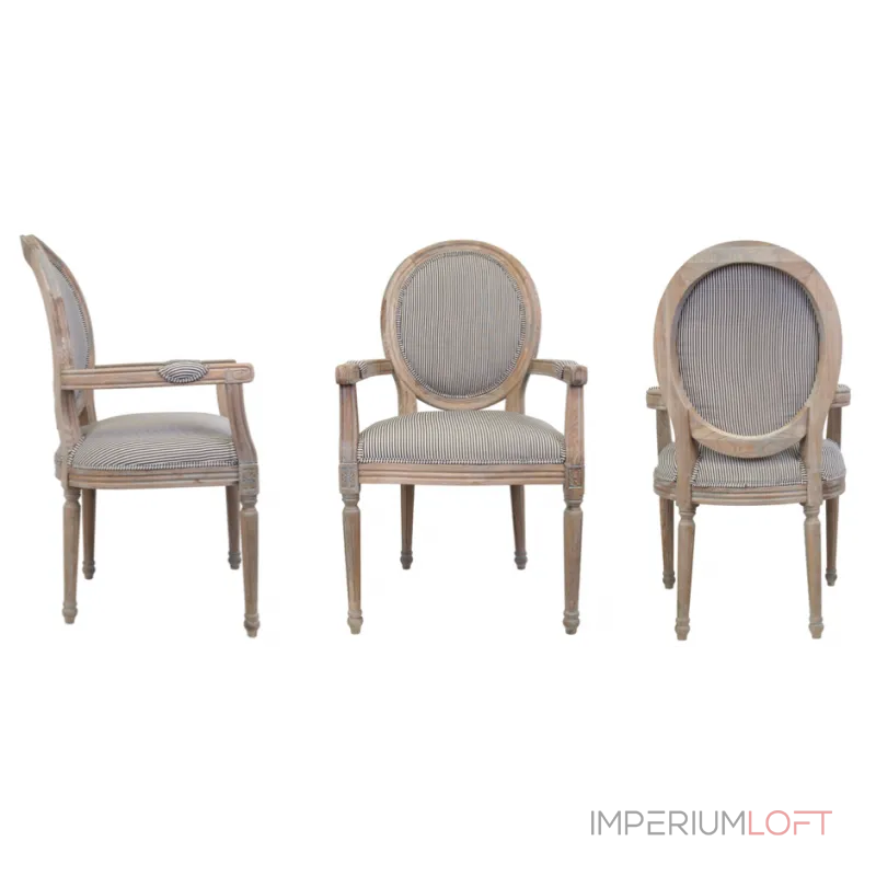 Стул French chairs Provence Strip ArmChair от ImperiumLoft