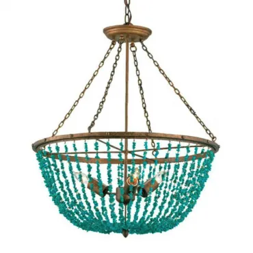 Подвесная люстра Turquoise Stone Chandelier Подвесная люстра Turquoise Stone Chandelier