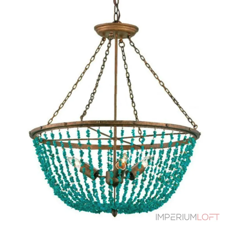 Подвесная люстра Turquoise Stone Chandelier Подвесная люстра Turquoise Stone Chandelier