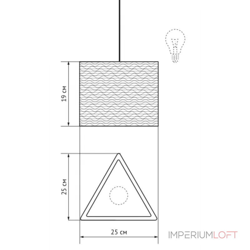 Подвесной светильник Trigon от ImperiumLoft Подвесной светильник Trigon от ImperiumLoft