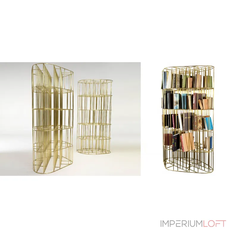 Стеллаж CECCOTTI Bibliotheque Golden Сage от ImperiumLoft Стеллаж CECCOTTI Bibliotheque Golden Сage от ImperiumLoft