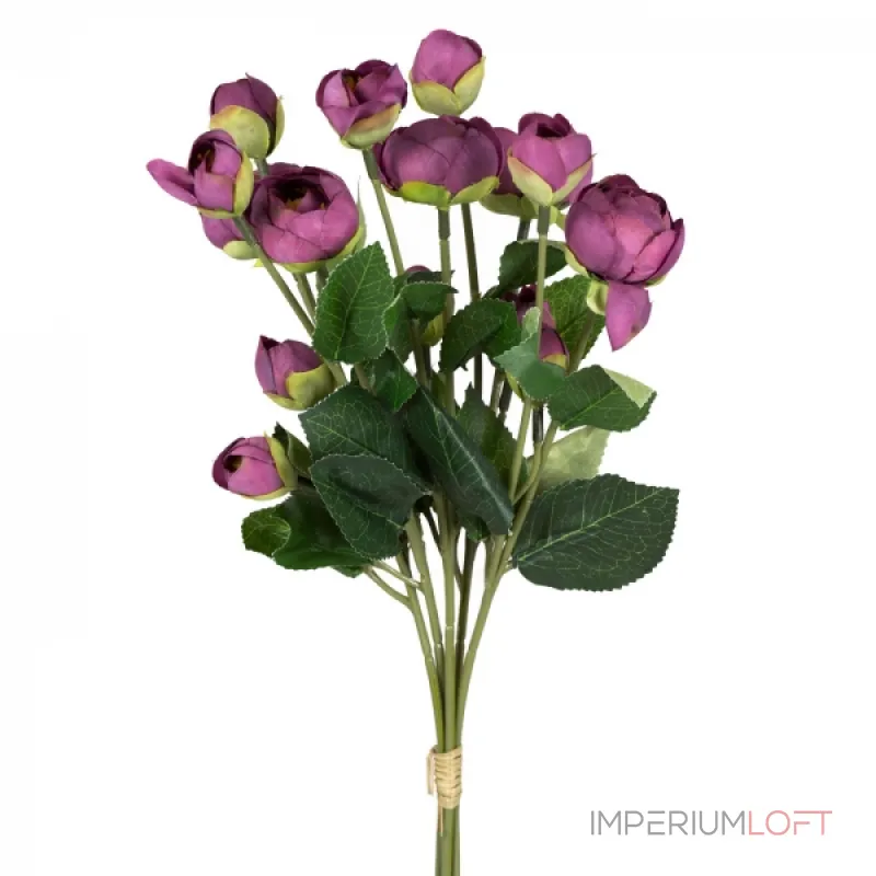 Декоративный искусственный цветок Purple Peony Roses от ImperiumLoft Декоративный искусственный цветок Purple Peony Roses от ImperiumLoft