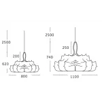 Подвесная люстра Flos Zeppelin Pendant Light 100