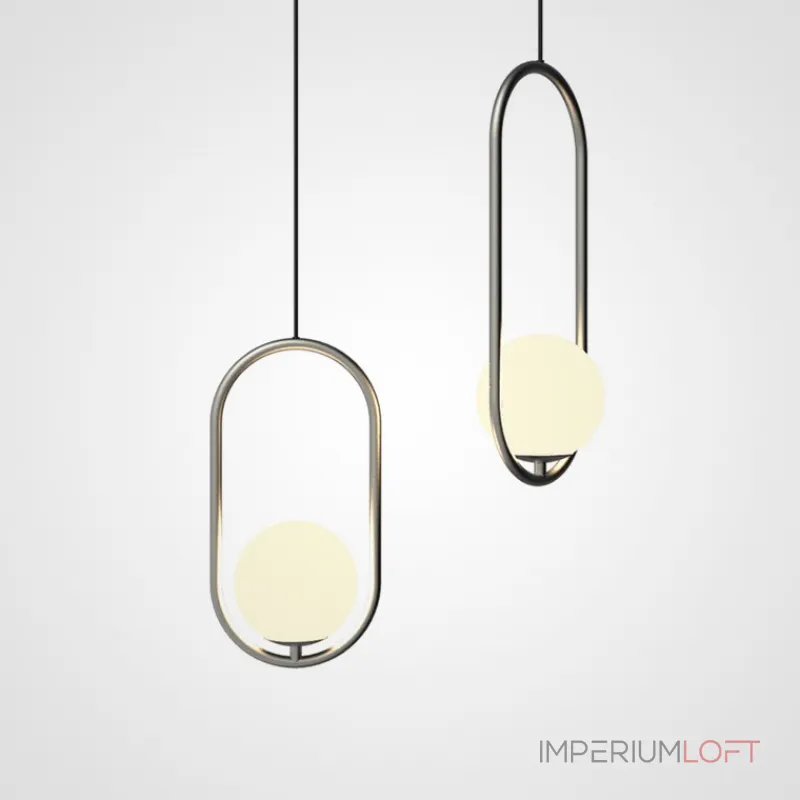 Подвесной светильник Matthew McCormick hoop 50 Silver MILA Pendant от ImperiumLoft