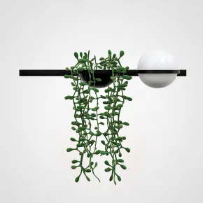 Бра PALMA Wall lamp 1 шар + 1 вазон горизонтальная Бра PALMA Wall lamp 1 шар + 1 вазон горизонтальная