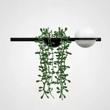 Бра PALMA Wall lamp 1 шар + 1 вазон горизонтальная Бра PALMA Wall lamp 1 шар + 1 вазон горизонтальная