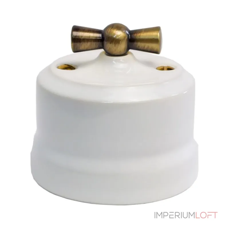 Переключатель поворотный с бронзовой ручкой Edisel Verona KVBSw1-k01 от ImperiumLoft Переключатель поворотный с бронзовой ручкой Edisel Verona KVBSw1-k01 от ImperiumLoft