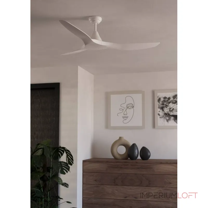 Потолочный вентилятор 5 скоростей Eglo PORTSEA 35107 от ImperiumLoft