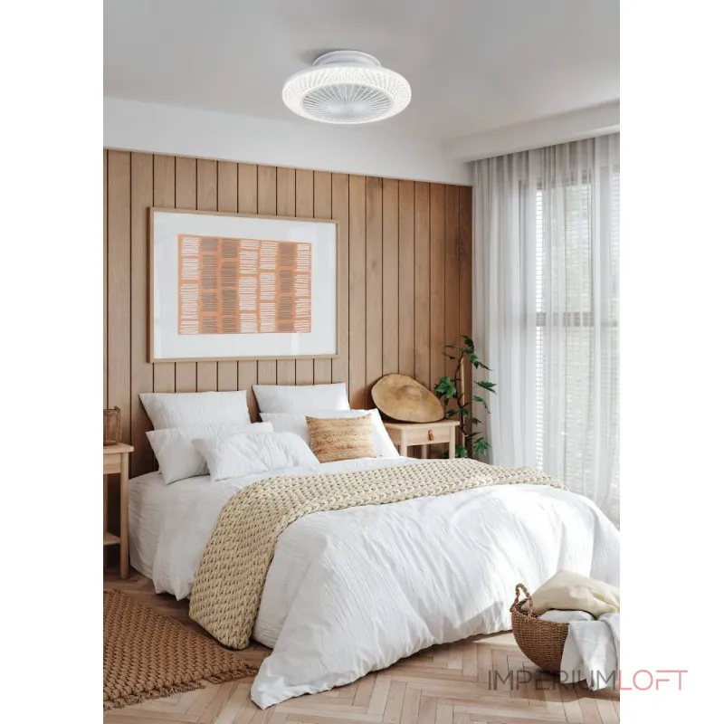 Потолочный вентилятор со светильником Eglo MALINSKA 35145 от ImperiumLoft