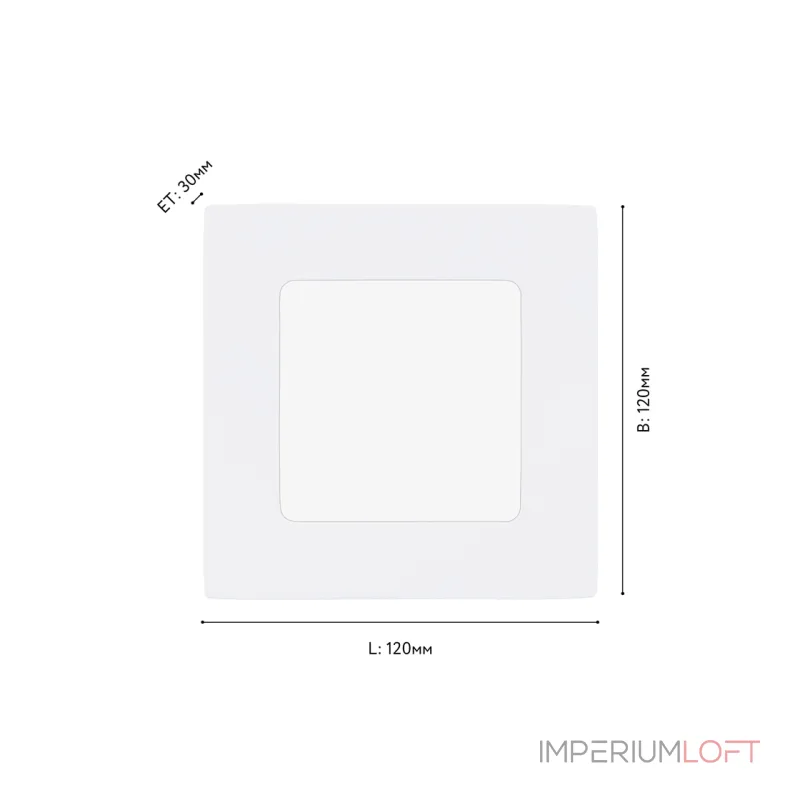 Встраиваемый светильник Eglo ПРОМО Fueva 1 pro 64607 от ImperiumLoft