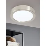 Накладной светильник Eglo ПРОМО Fueva 5 99228 Цвет арматуры никель Цвет плафонов белый от ImperiumLoft