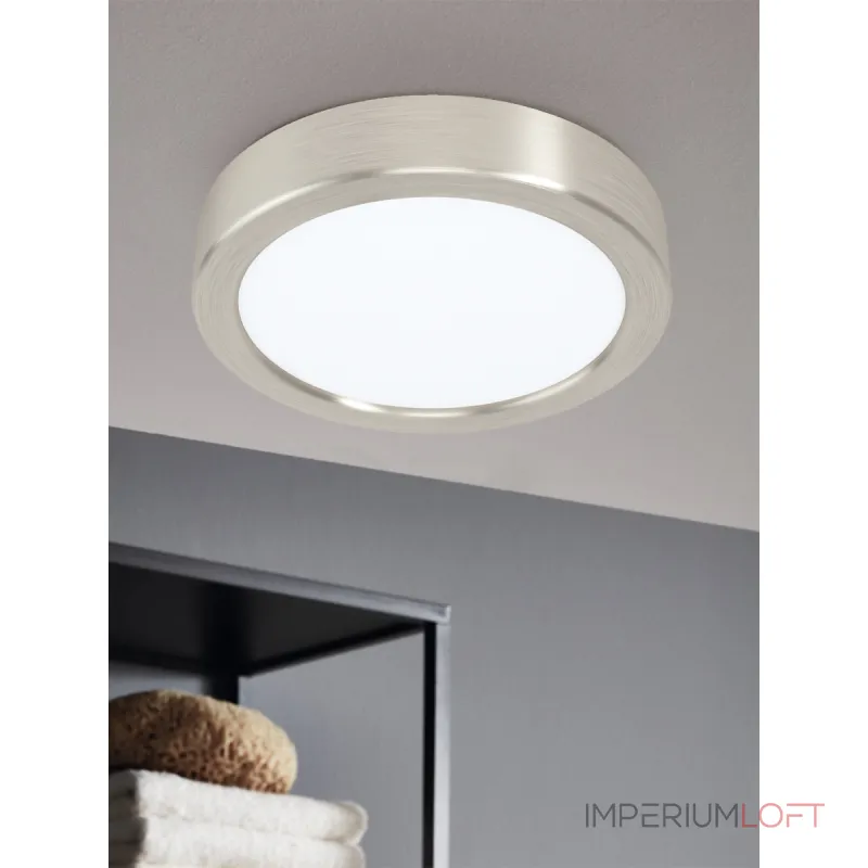 Накладной светильник Eglo ПРОМО Fueva 5 99228 Цвет арматуры никель Цвет плафонов белый от ImperiumLoft