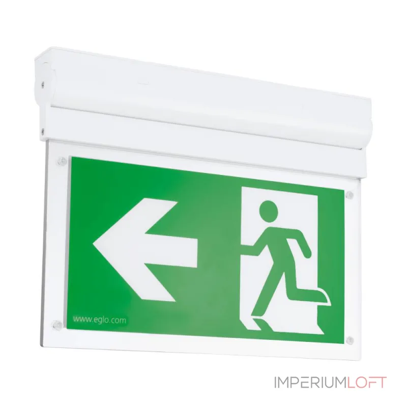 Аварийно-эвакуционный потолочный светильник "EXIT" EXIT B 902203 от ImperiumLoft