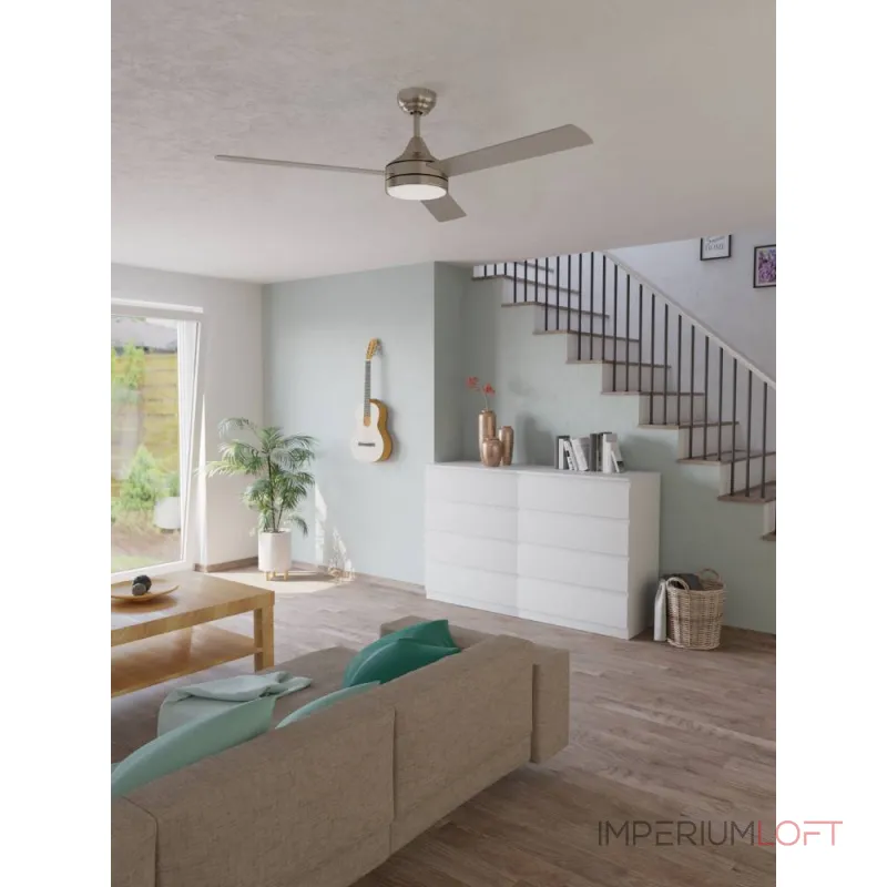 Потолочный вентилятор со светильником Eglo SESIMBRA 35081 от ImperiumLoft